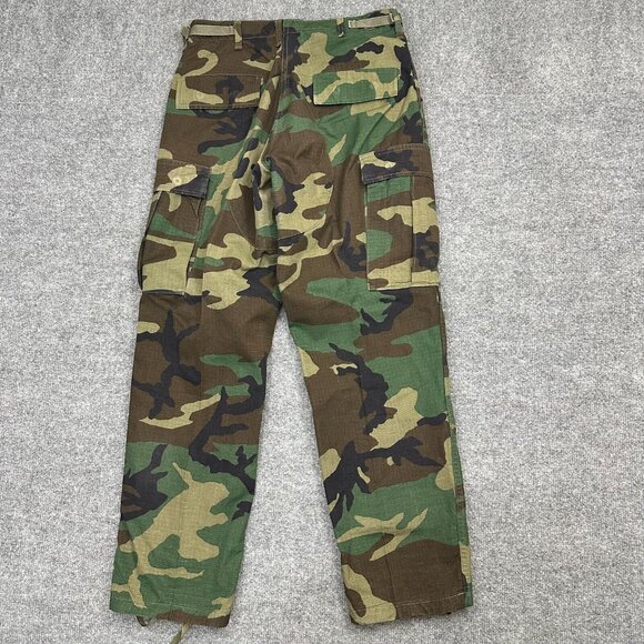 Trousers Hot Weather Woodland Camouflage Pattern Combat Pants Small Short - Picture 3 of 10